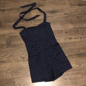 Adorable Navy Romper